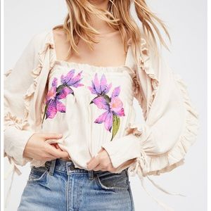 NWT Free People Ginger Babe Top